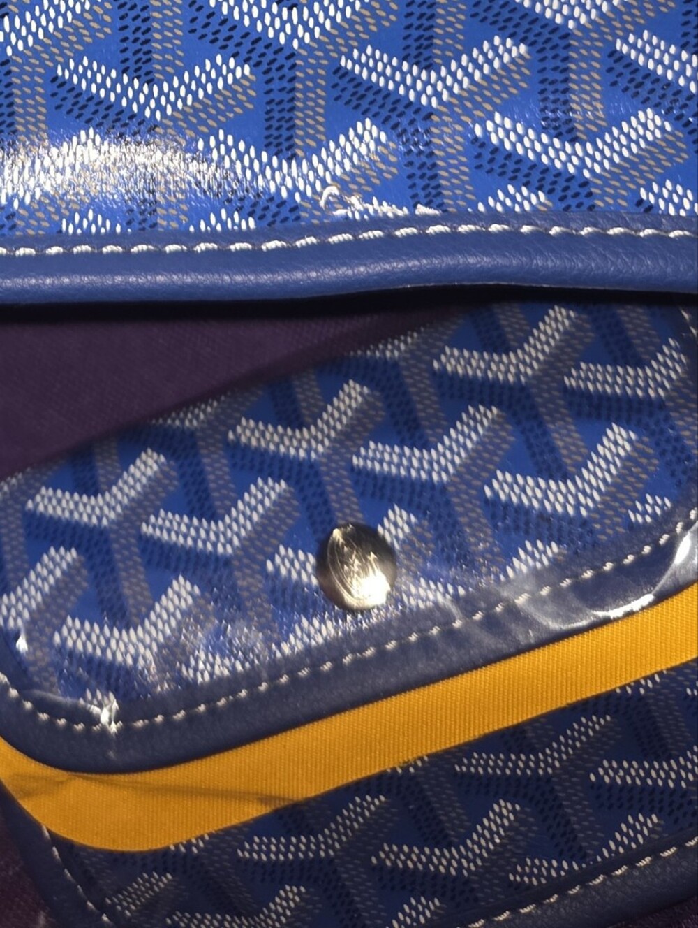 Small Blue Reverse Bag - Picture 2 of 8